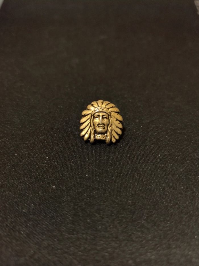 Jolie Pin's Chef Indien Amérique Indian's relief