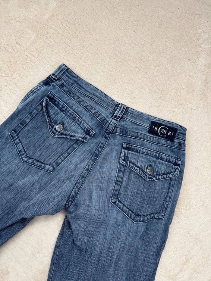 Jeans Coupe Droite vintage Y2k 00’s Bleu Taille 42 - photo numéro 6
