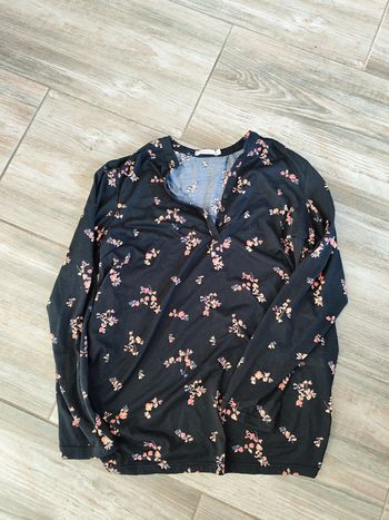 Haut manche longue à fleurs Mum by Gemo Taille L