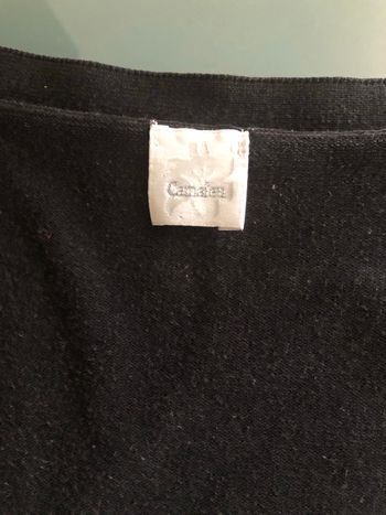 Veste noire camaïeu taille 38