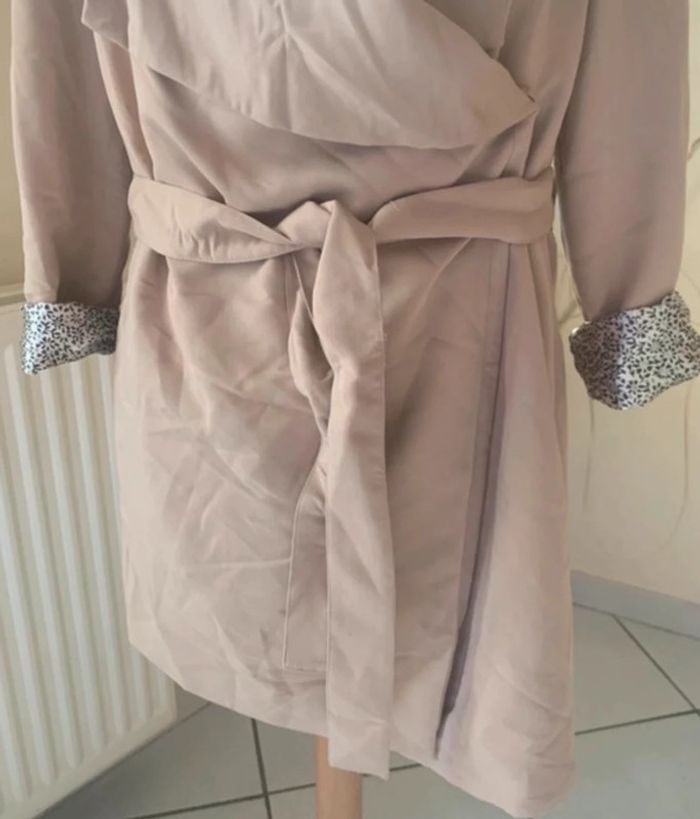 Trench léger court, beige, h&m - photo numéro 6