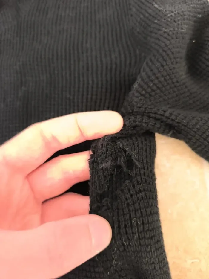 Pull Lauren Ralph Lauren femme M noir col roulé troué - photo numéro 5