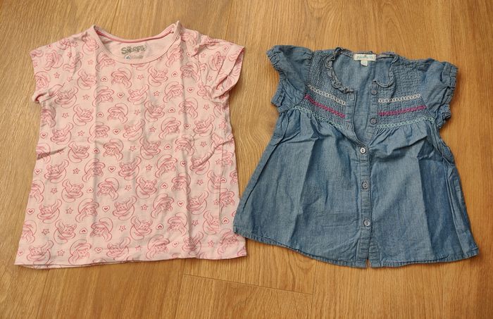Lot t-shirts manches courtes fille 18 mois - photo numéro 6