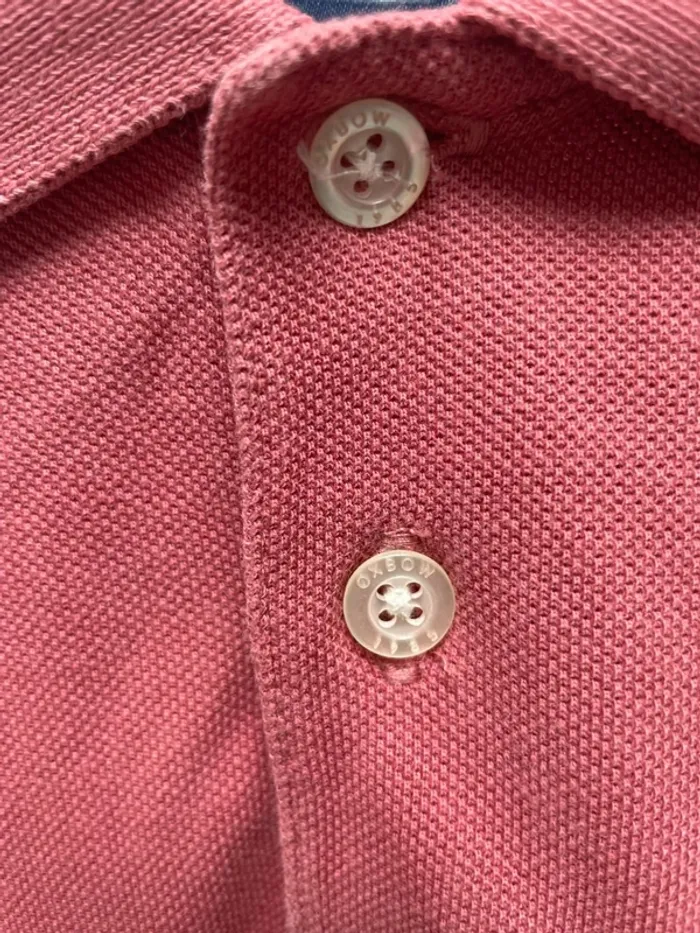 Polo Oxbow dark pink vintage Mens Size Small - photo numéro 4