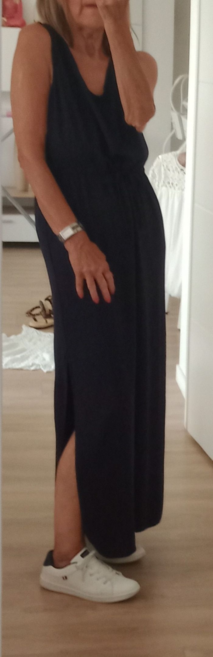 Robe longue marine Véro Moda - photo numéro 3
