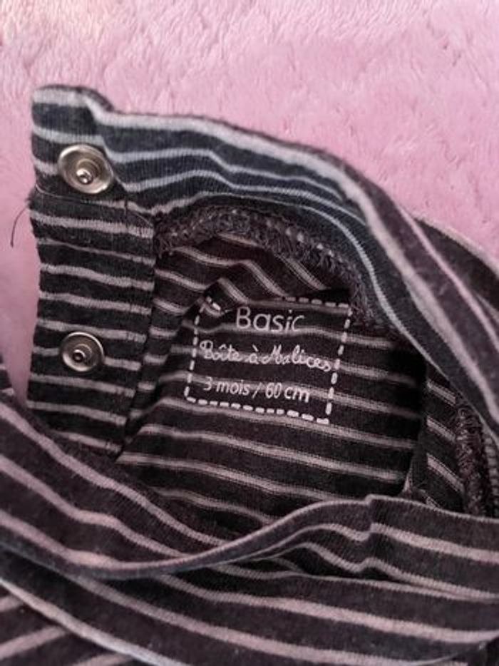 Lot de 2 teeshirt manches longues bébé - photo numéro 3