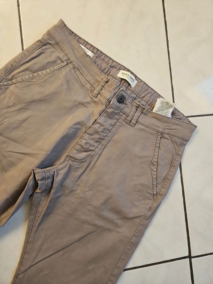 Pantalons chino/ pantalon slim fit /pantalon jack and Jones/ Pantalons homme - photo numéro 3