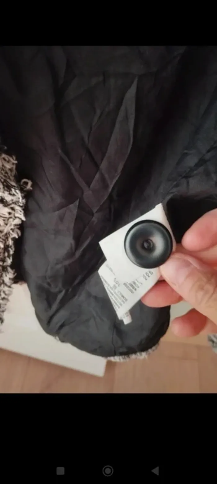 Veste à carreaux Zara S - photo numéro 3