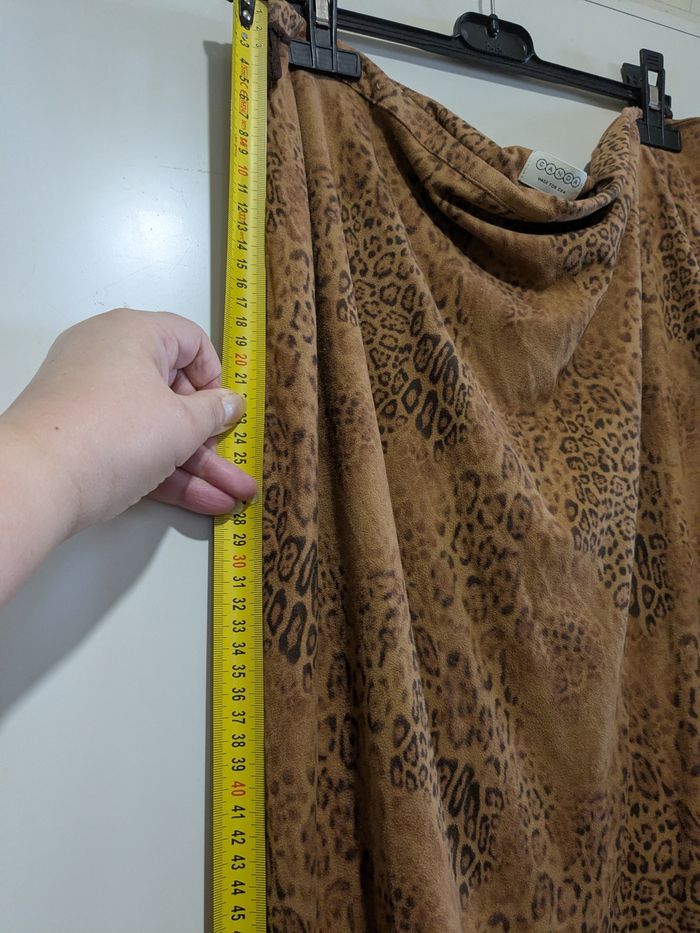 Belle jupe vintage Canda léopard Camel. Taille 50 - photo numéro 8