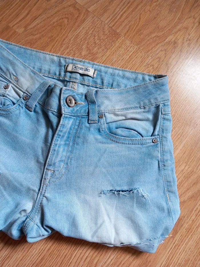 😴short coton elasthan T34 Pimkie denim life - photo numéro 2