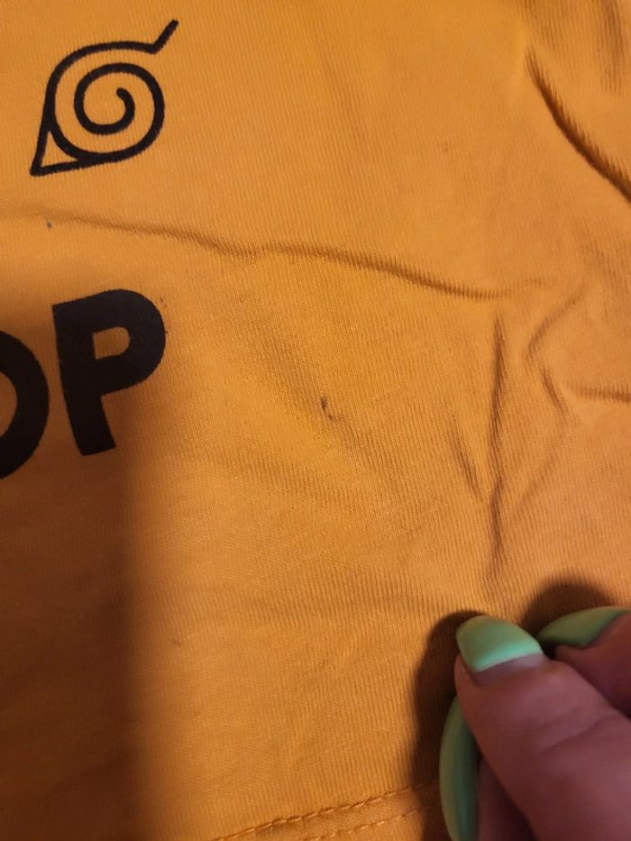 T shirt moutarde garçon naruto xs - photo numéro 2