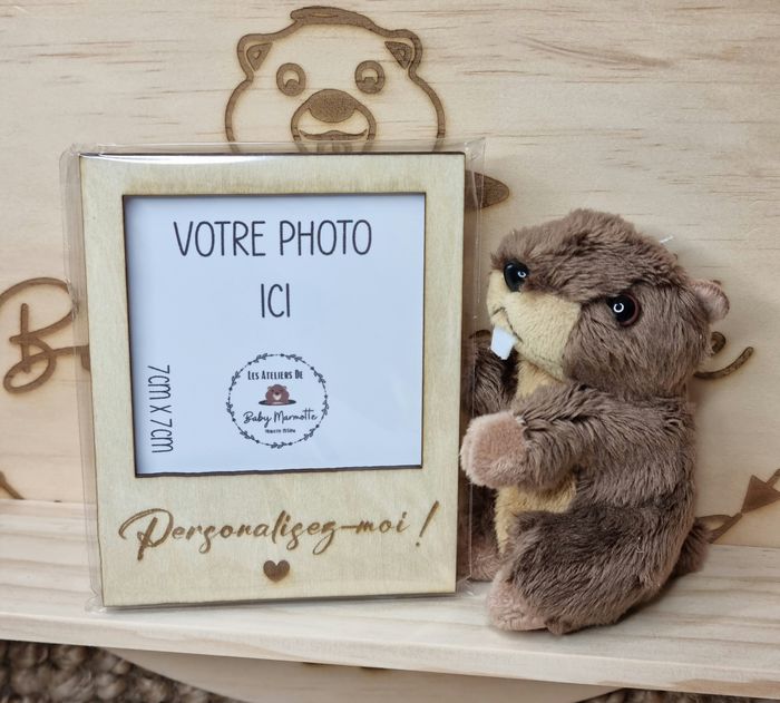 Polaroid bois aimanté - photo numéro 3