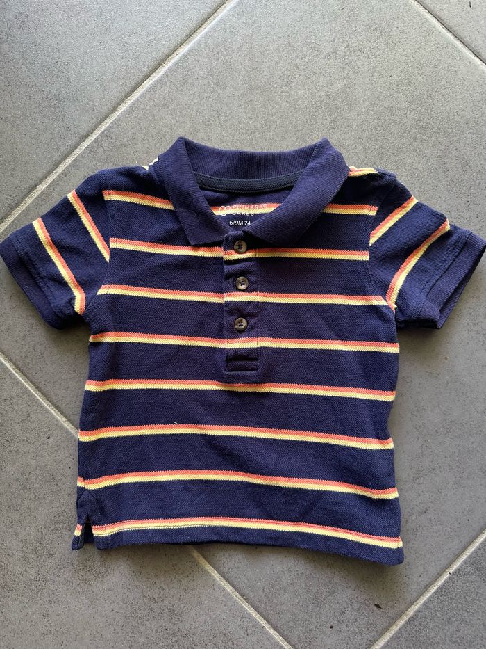 Polo rayé Taille 6-9 mois 74cm