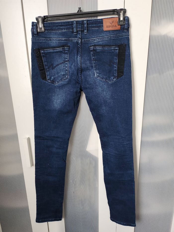 Jeans slim feat kaporal  garcon taille 14ans - photo numéro 9