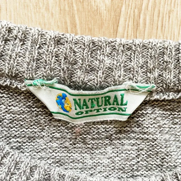 Natural Option Pull Vintage Gris Homme Exclusive Collection Mountain Warm (Taille L) - photo numéro 4