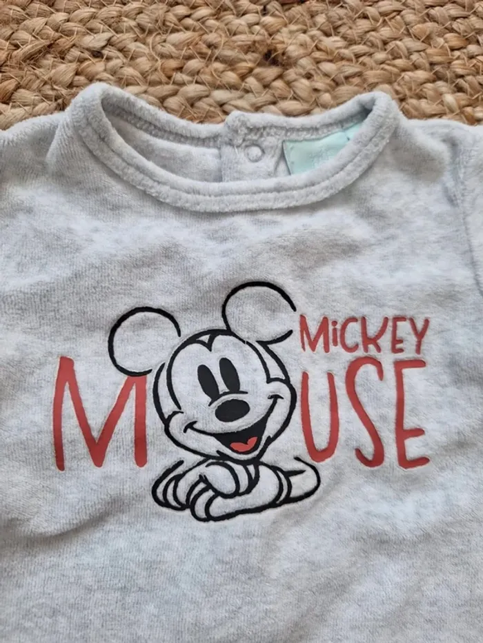 Pyjama Mickey Mouse Disney 1 mois - photo numéro 3