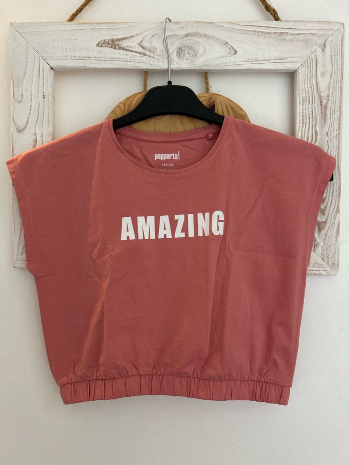 T-shirt manches courtes fille 8/10 ans