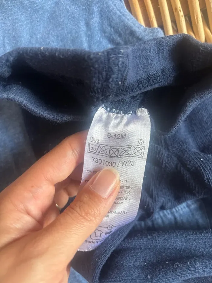Ensemble fille robe collant 9mois en très bon état - photo numéro 2