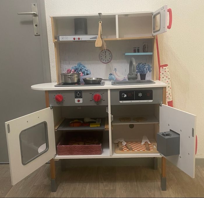 Cuisinière en bois enfant - photo numéro 4