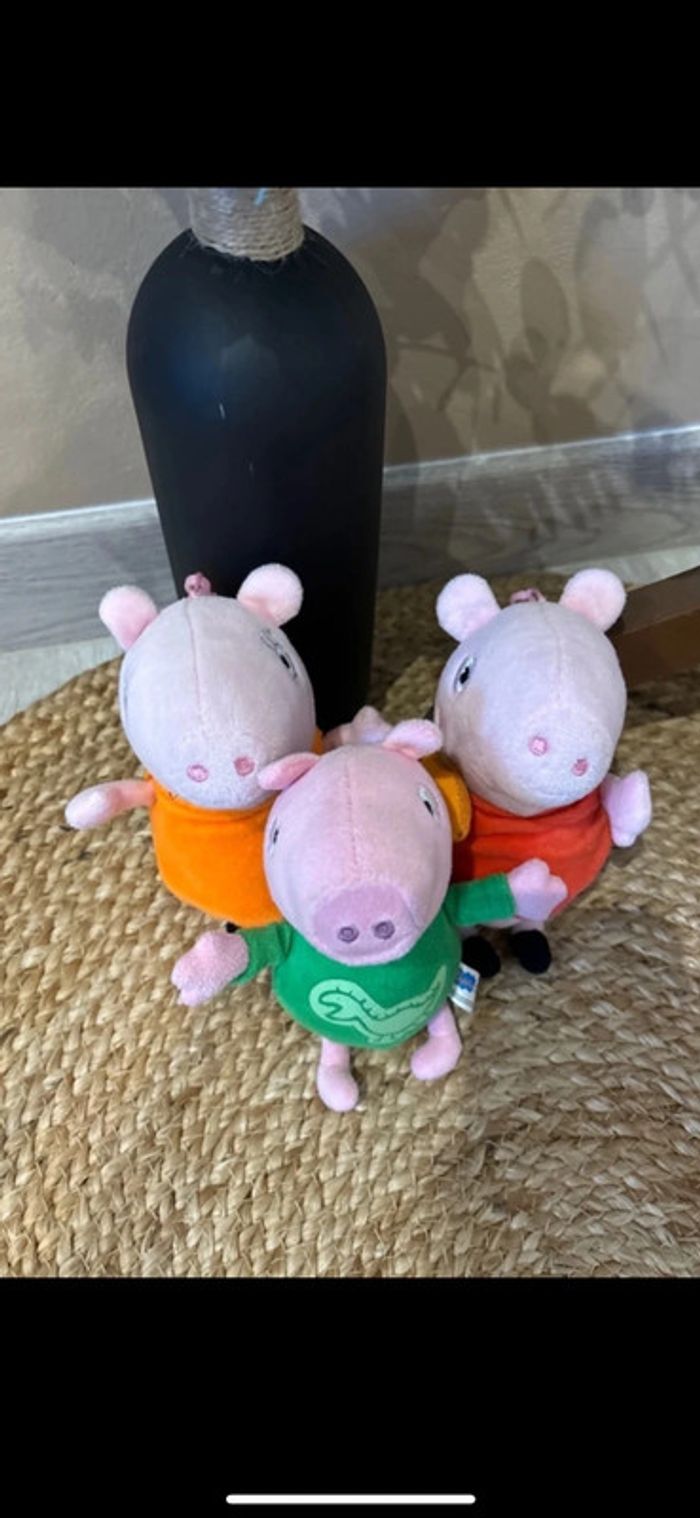 Lot peluche peppa pig