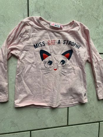 T shirt manches longues 4/5ans
