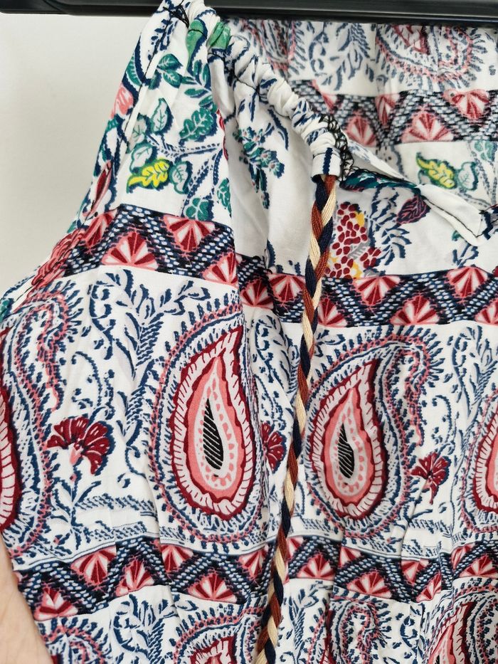 Robe multicolore bohème en coton avec de jolies motifs floraux , taille 36, neuve made in italy - photo numéro 7