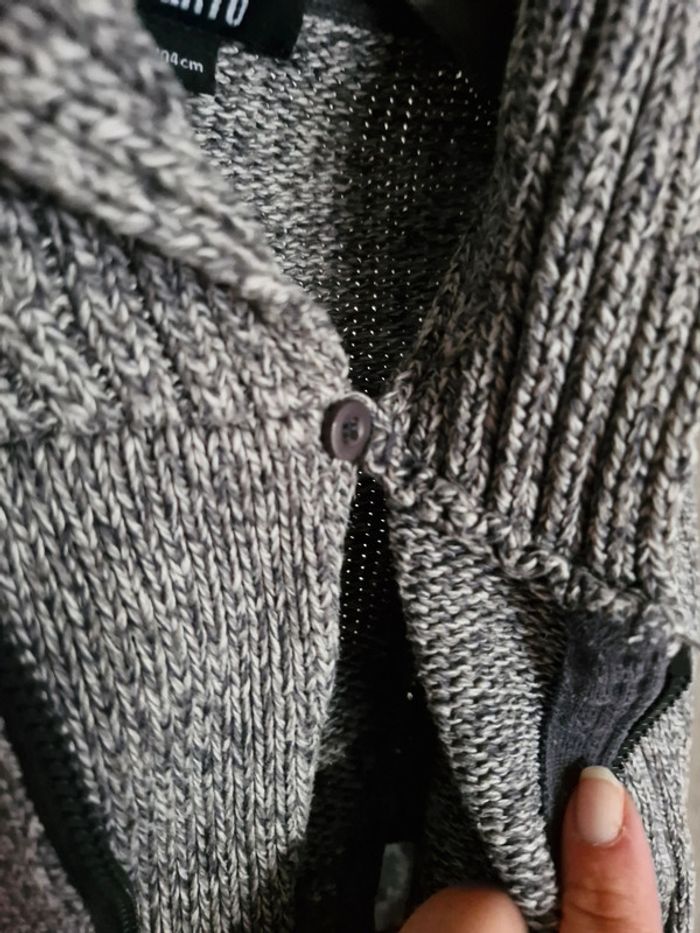 Gilet zippé enfant garçon 4 ans Liberto Coton - photo numéro 4