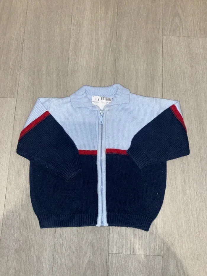 Gilet zippée 12mois