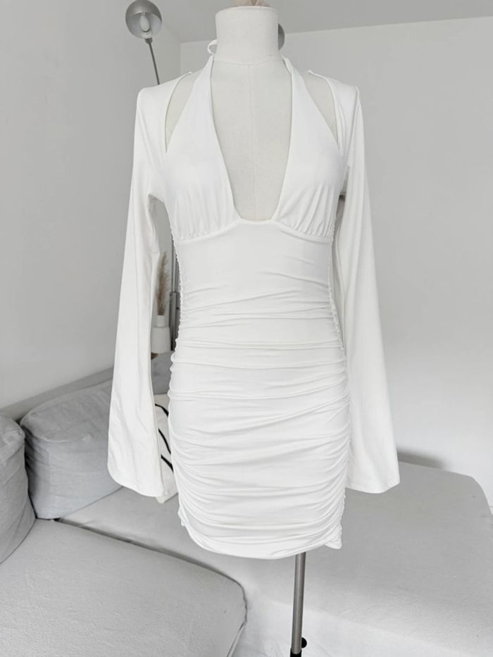 Robe blanche manches longues - photo numéro 6
