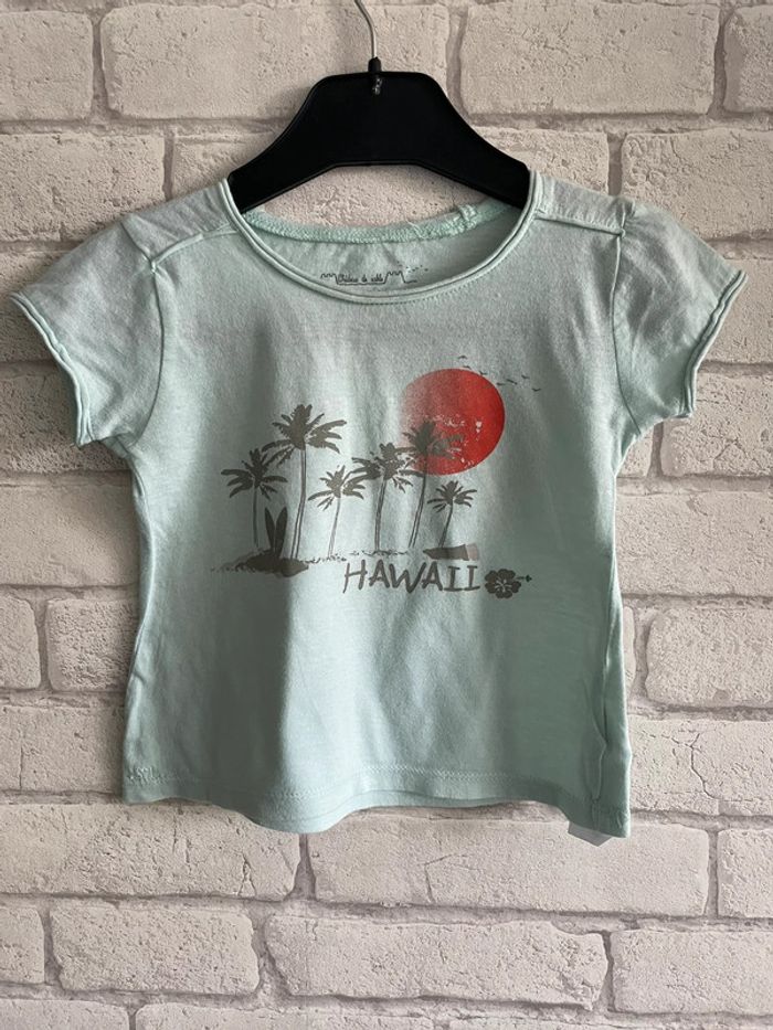 Tee shirt château de sable taille 18 mois