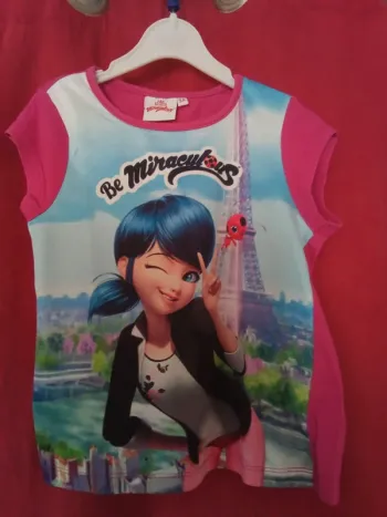 Tee shirt 3 ans miraculous manches courtes (56)