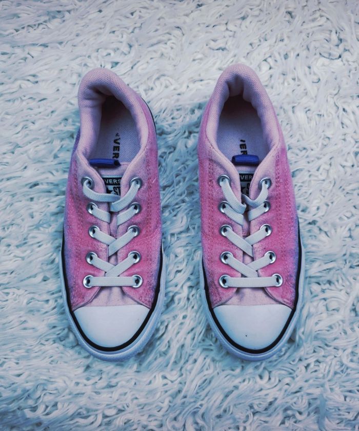 Baskets basses Converse All Star rose pastel Fille pointure 35 🦜 - photo numéro 4