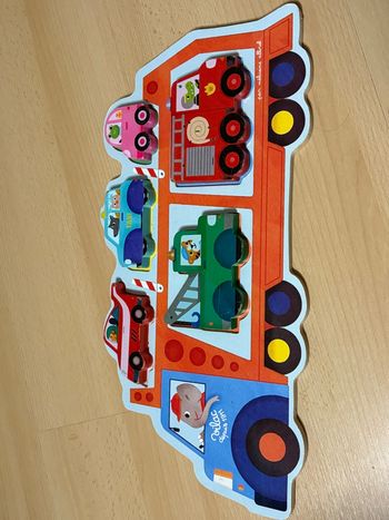 Puzzle en bois Vilac véhicules