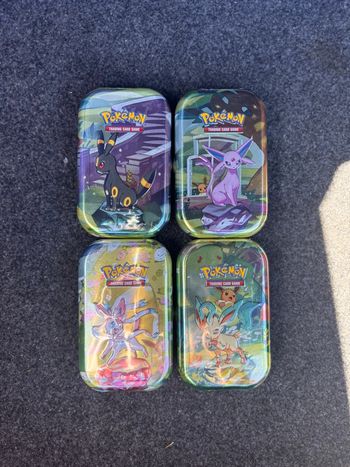 Lot de 4 Minitins EV8.5 Évolutions Prismatiques Écarlate et Violet