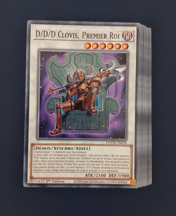 Yu-Gi-Oh ! Lot cartes D/D/D - Le Désastre des Dimensions (DOOD) 1ère édition FR