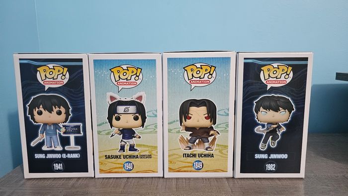 Pop itachi 1849 + Sasuke 1040 + Jinwoo 1941 + Jinwoo 1982 - photo numéro 4