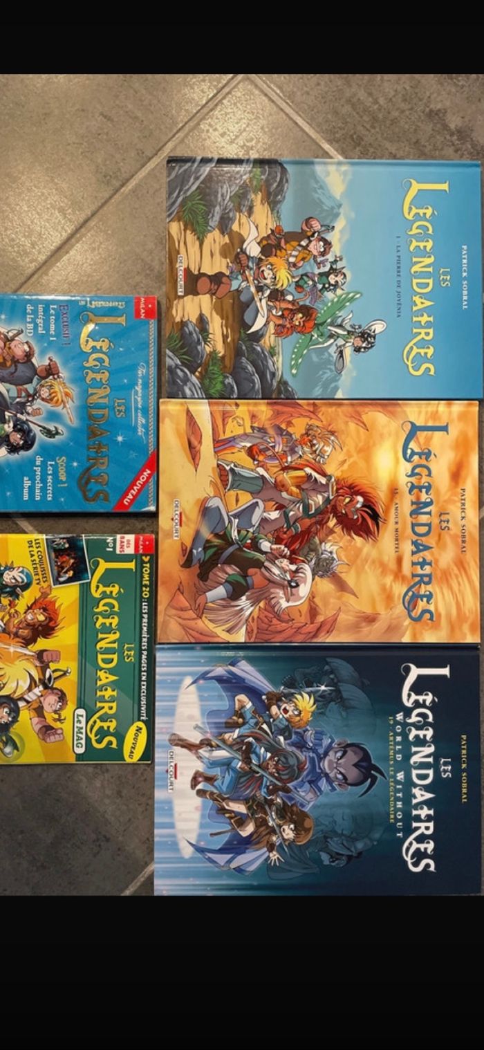 Lot de bande dessinées les légendaires - photo numéro 3