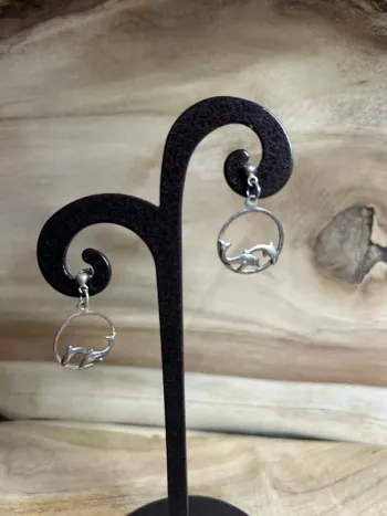 Boucles d’oreilles dauphins
