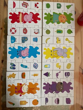 Puzzle les couleurs Peppa pig