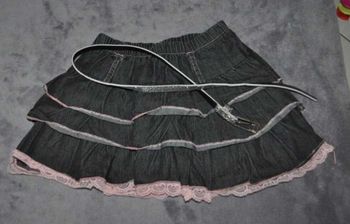 Jupe + ceinture 5 ans fille