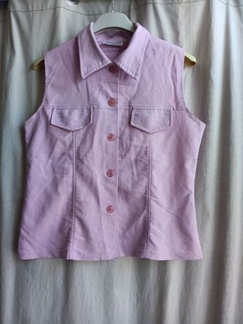 Haut femme 40 lilas bon état