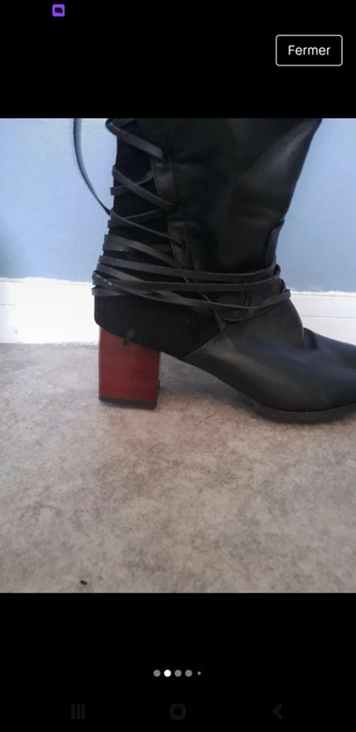 Belles bottes à lacets - photo numéro 2
