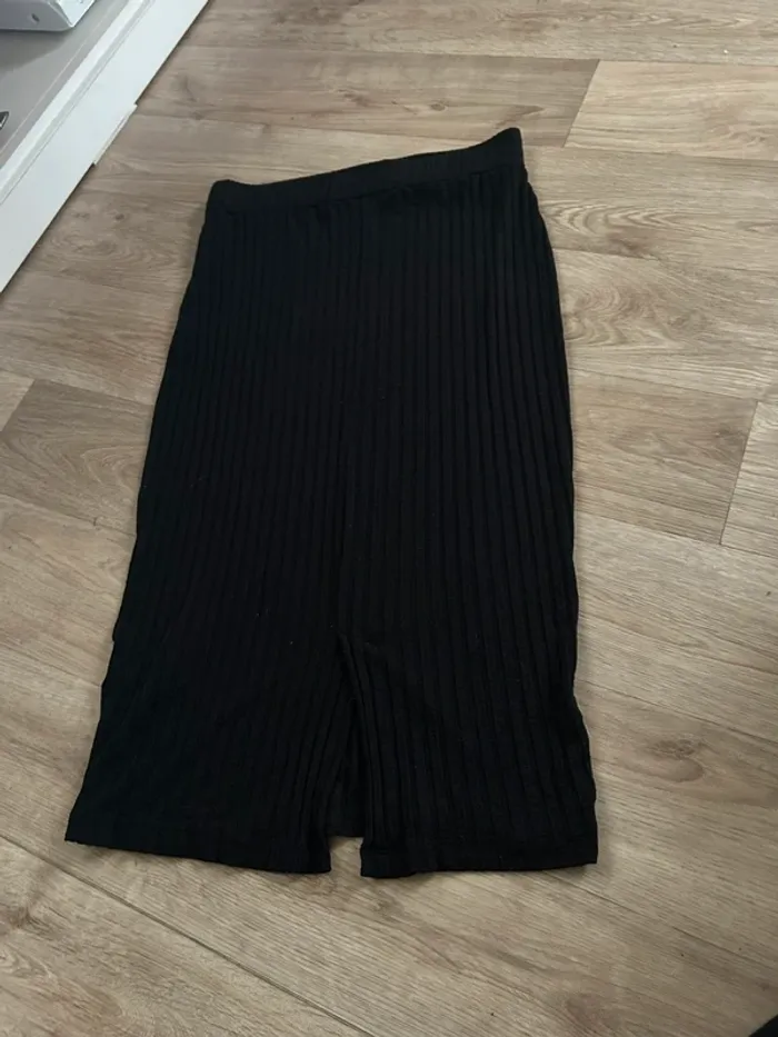 Pimkie, jupe noire taille haute femme, taille M/38 - photo numéro 3