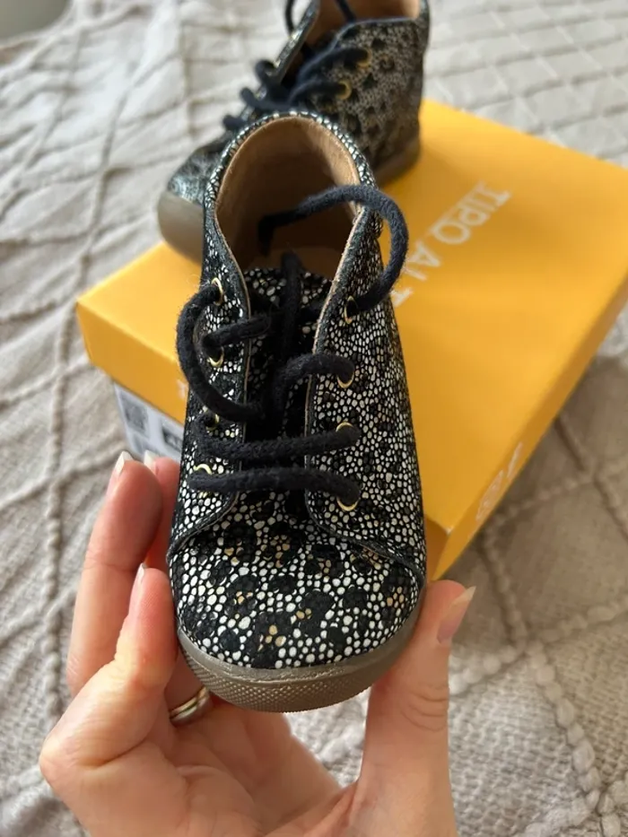 Chaussures bébé léopard noir - photo numéro 7