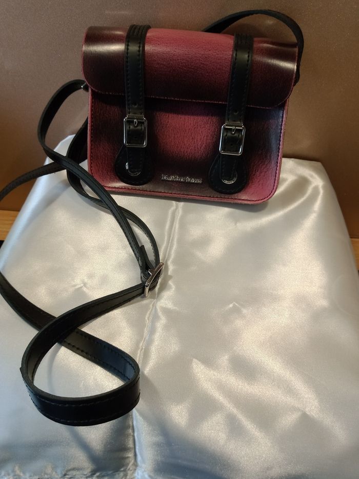 Sac bandoulière Original Dr Martens en cuir véritable - photo numéro 2