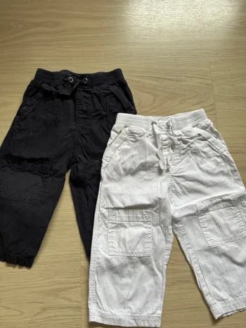 Lot 2 pantalons petit bateau 18mois