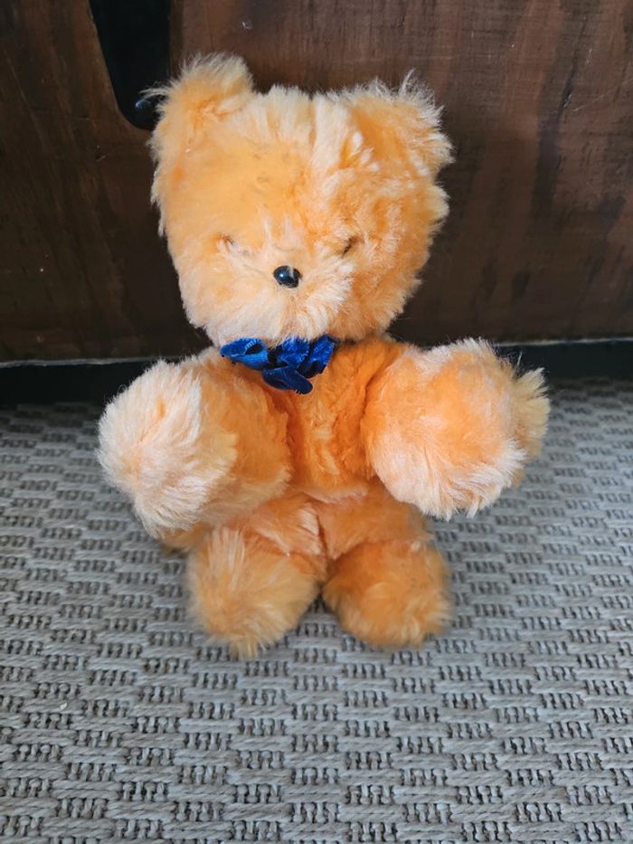 Peluche chat orange boulgom vintage