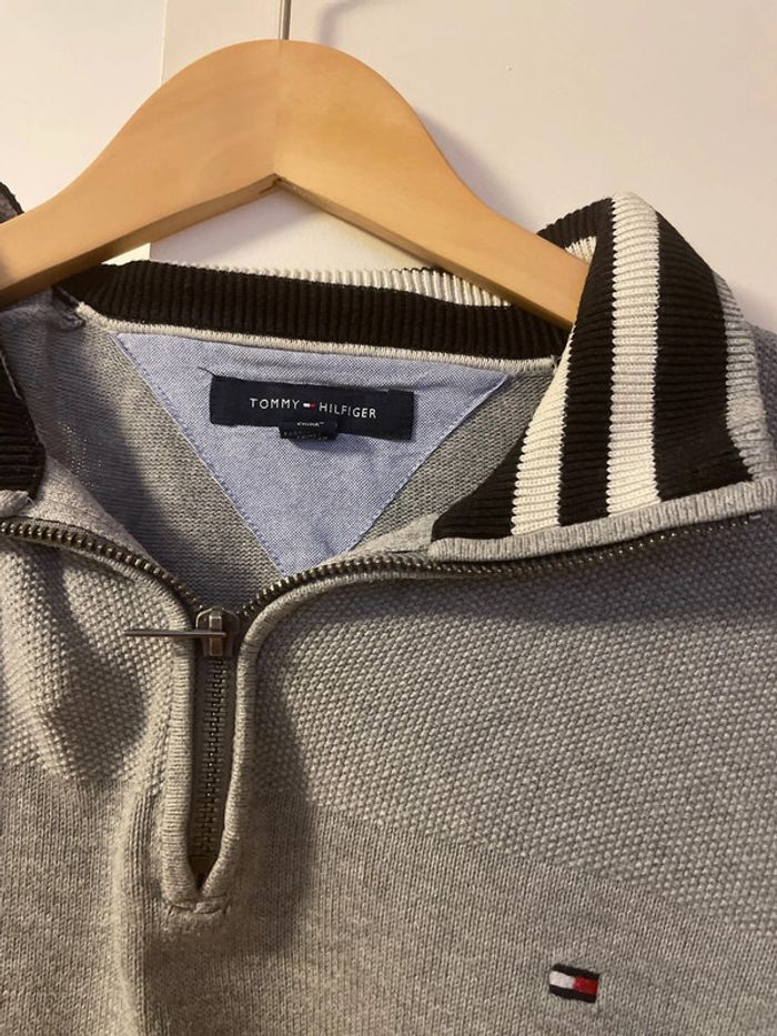 Pull 3/4 zip Tommy Hilfiger - photo numéro 2