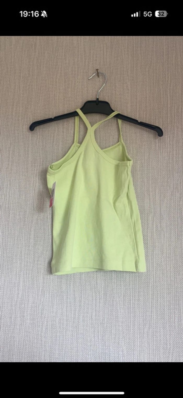 Debardeur vert 3/4 ans neuf - photo numéro 2