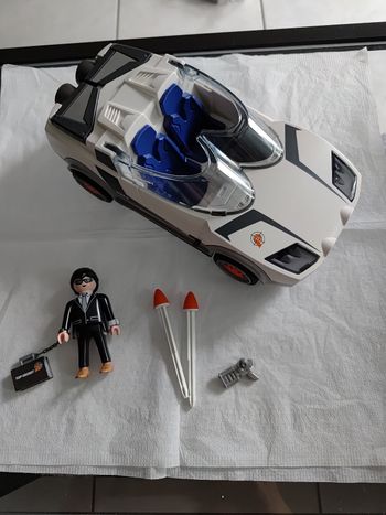 Voiture de l’Agent Pilote. Playmobil n°9252
